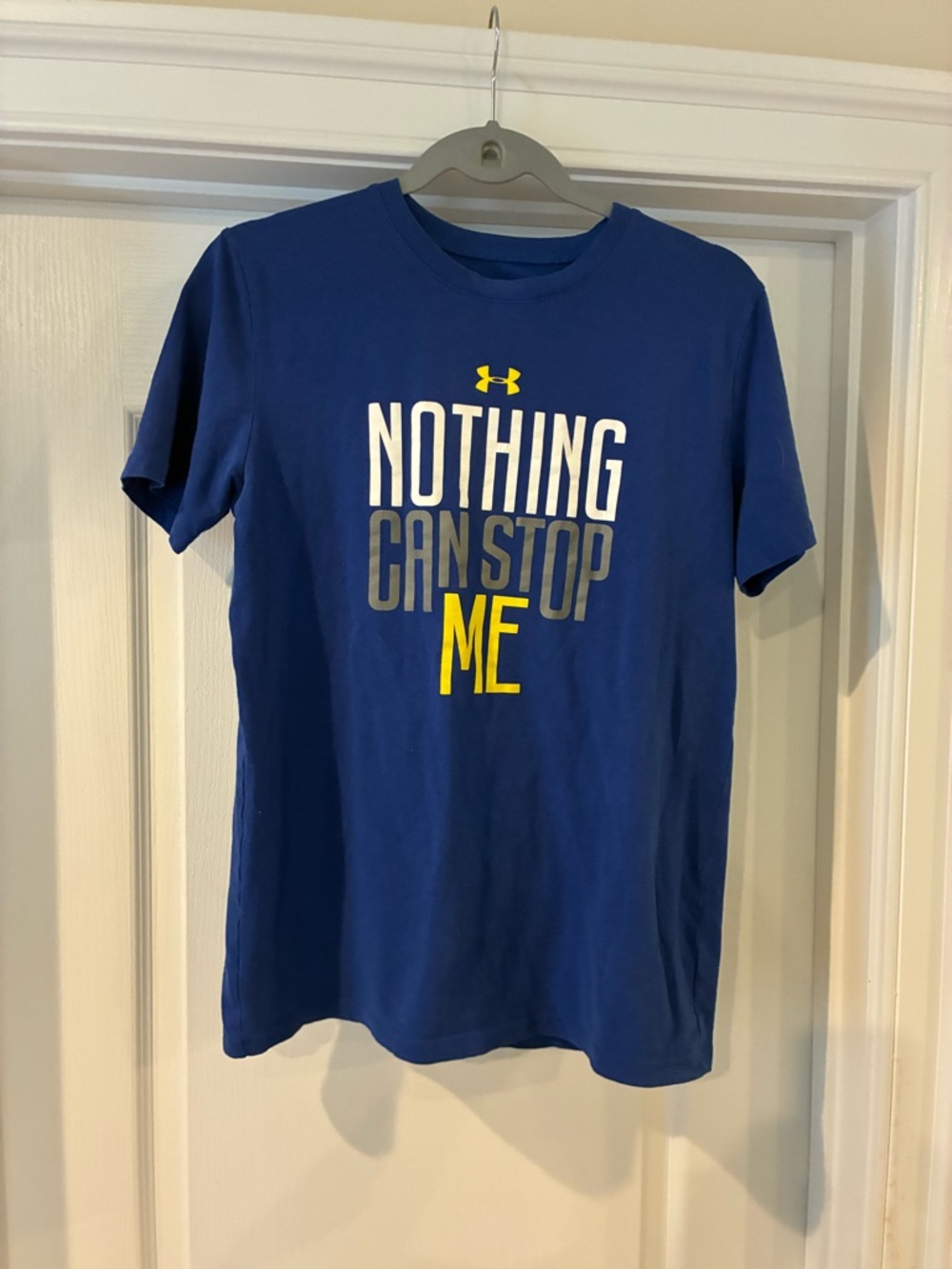 Under Armour kids Blue 'Nothing Can Stop Me' Graphic Tee